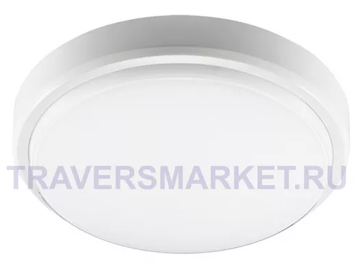 JazzWay светильник PBH-PC2-RA 12W 4000K WHITE 640 лм, накладной, пылевлагозащищенный, ABS-пластик, ц