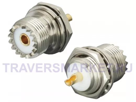 Разъем UHF U-235 PL259(мама, female) на корпус с гайкой