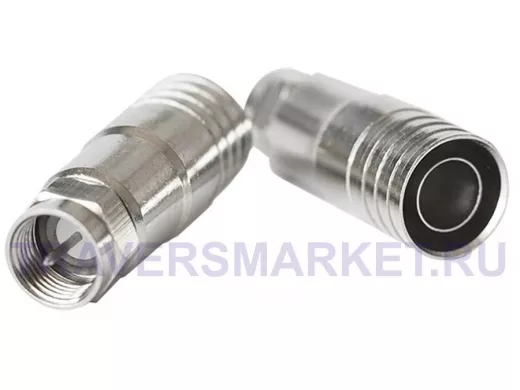 RTM  F11CR (тип F803D), F (male), обжим с пином, штекер  ОБЖИМНОЙ на кабель RG11; по 50шт (за 1шт)