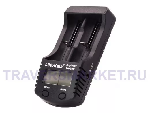Зарядное устройство для аккумулятора LiitoKala Engineer Lii-300,унив.2-х местн.ЗУ,LCD,тест ёмк