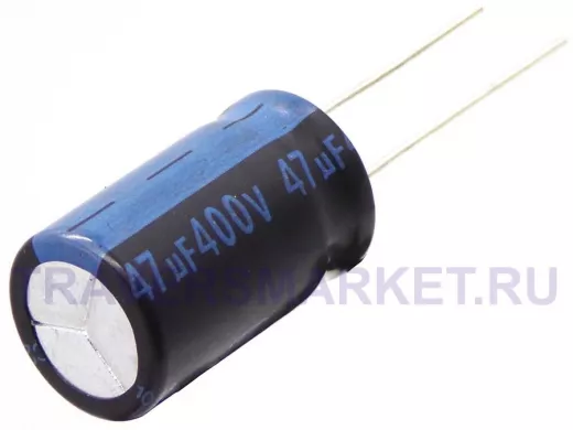 Конденсатор электролитический     47mf x 400V   Jamicon 105 16*25 TK
