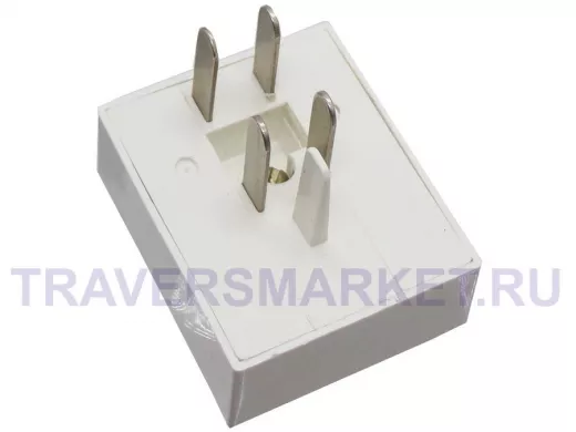 Телефонная вилка-адаптер 2 гнезда 6P4C / 1 штекер росс.тлф. TFCOM