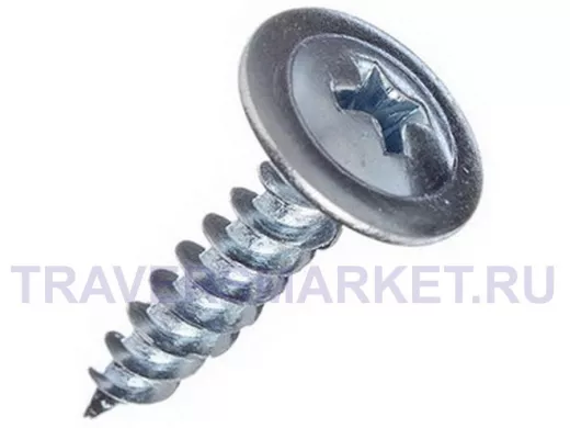 Саморезы 4,2х32 полусфера-прессшайба, цинк  5660шт "ABI-KREP 52515" 15 кг, шлиц PH2, 2,65г