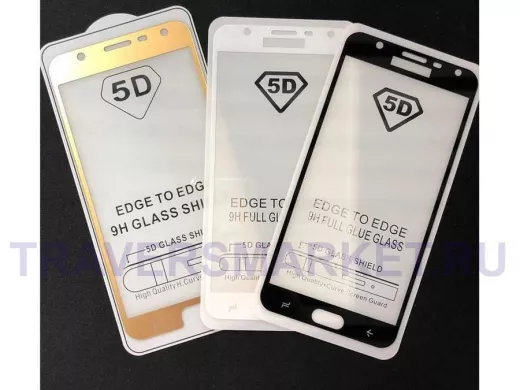 Стекло защитное Xiaomi Mi A2 Lite, Full Glass - Full GC, чёрное, тех.пак.