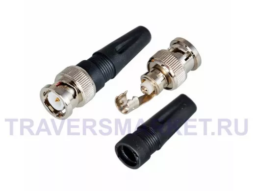 Гнездо BNC под винт с резиновым колпачком 02-001 (PROCONNECT) REXANT