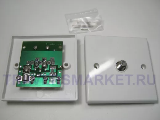 Розетка врезная 1 выход SAT (F-гнездо) (2133S  TV-WB1-2)