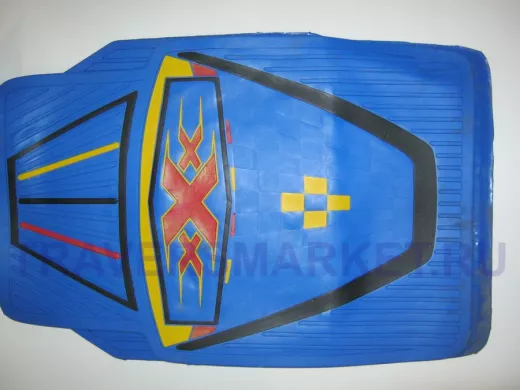 Коврики XXX синие 101 силиконовые (4 шт.) (161-170)