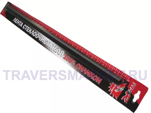 Лента стеклоочистителя (пара) силиконовая с адаптером 60 см белая RTR 06120 Multi Edge