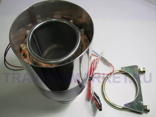 Насадка на глушитель 221L с синей и красной подсветкой