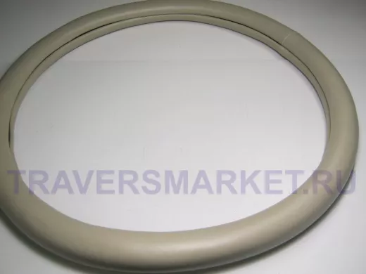 Оплетка на руль 40 см. L 1724 (20) кож-зам бежевая   00368