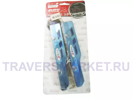 Спойлер на щетки дворника 07-2 синий с подсветкой