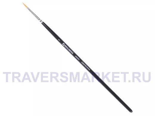 Кисть художественная проф. "BR-80137" ART CLASSIC, синтетика жесткая, круглая, № 1, короткая ручка