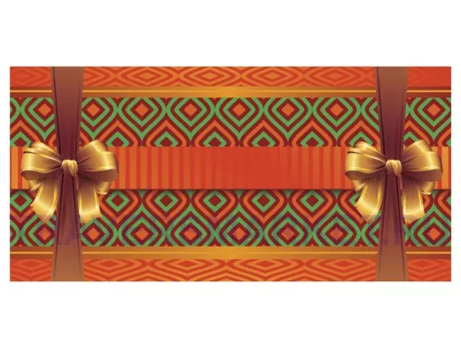 Конверт для денег, 166х82мм, выборочный лак, УЗОР 