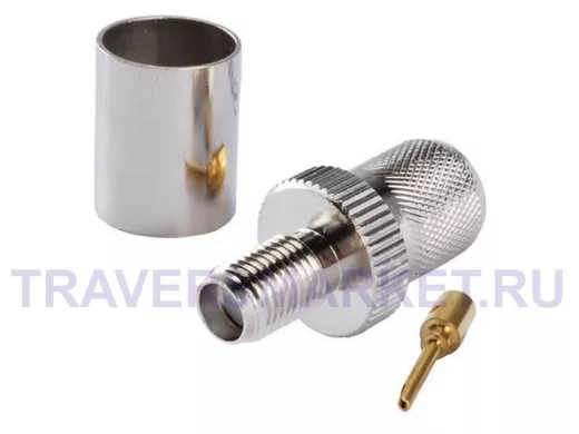 Разъём SMA мама обжимной RG-213