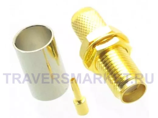 Разъём SMA мама обжимной RG-8X, 5D