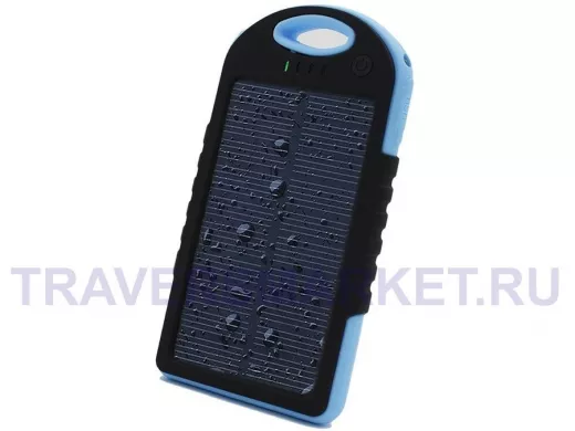Внешний аккумулятор  8000 mAh, Power Bank SHP-2106SL А50 (факт.3500 мАч) солнечная батарея и панель