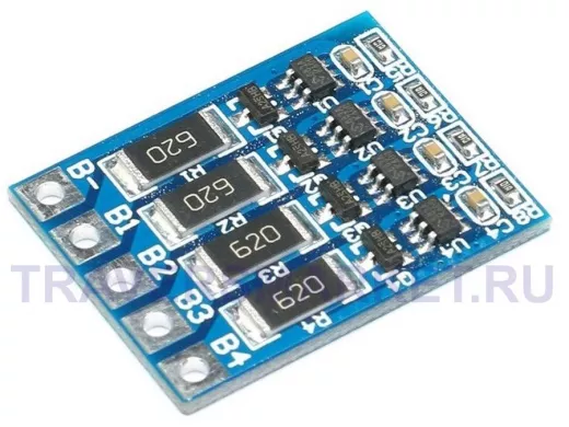 Плата балансировки для Li-ion батарей до 4-ячеек