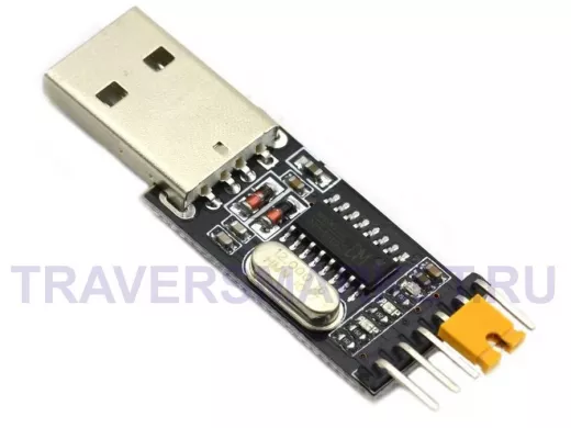 Преобразователь USB  UART на CH340, USB 2,2, 6pin