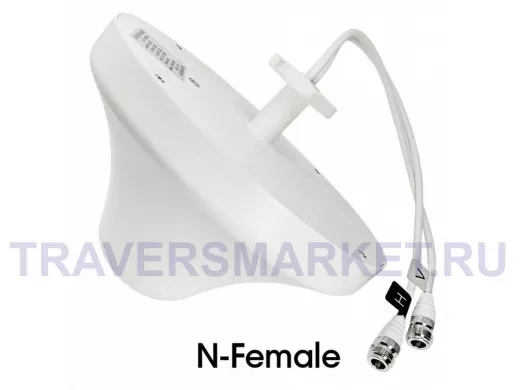 Антенна   3дБ потолочная МИМО 800 4G,900 GSM,1800 4G,2100 3G,2600 4G,Wi-Fi  OT-GSM06 MIMO, 2хN