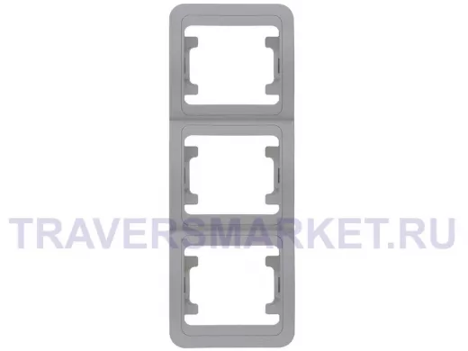 MAKEL  Mimoza сереб/сереб рамка 3-ая верт 22433